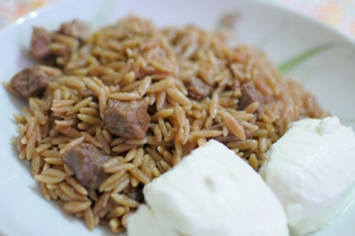 Etli Arpa Şehriye Pilavı 