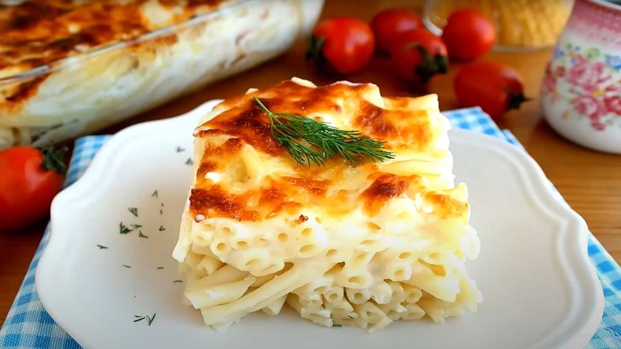 Fırında Beşamel Soslu Makarna Tarifi