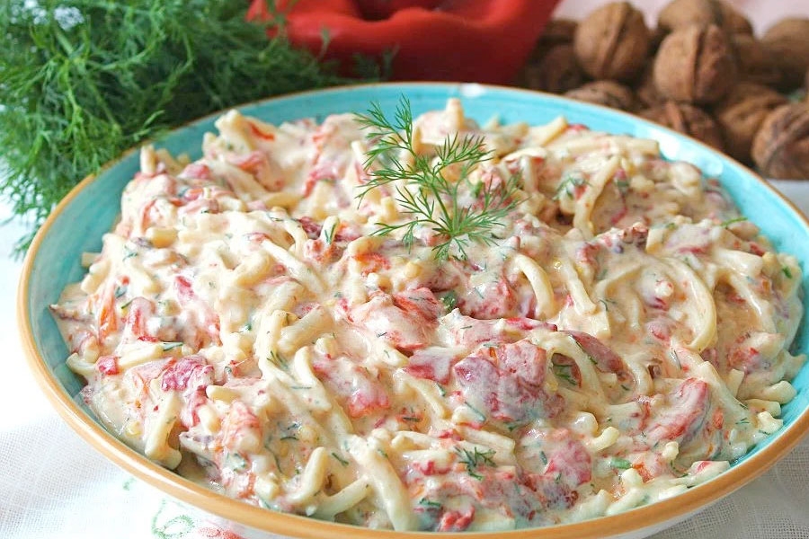 Köy Biberli Makarna Tarifi 