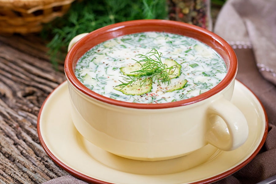 Yoğurtlu Soğuk Yaz Çorbası 